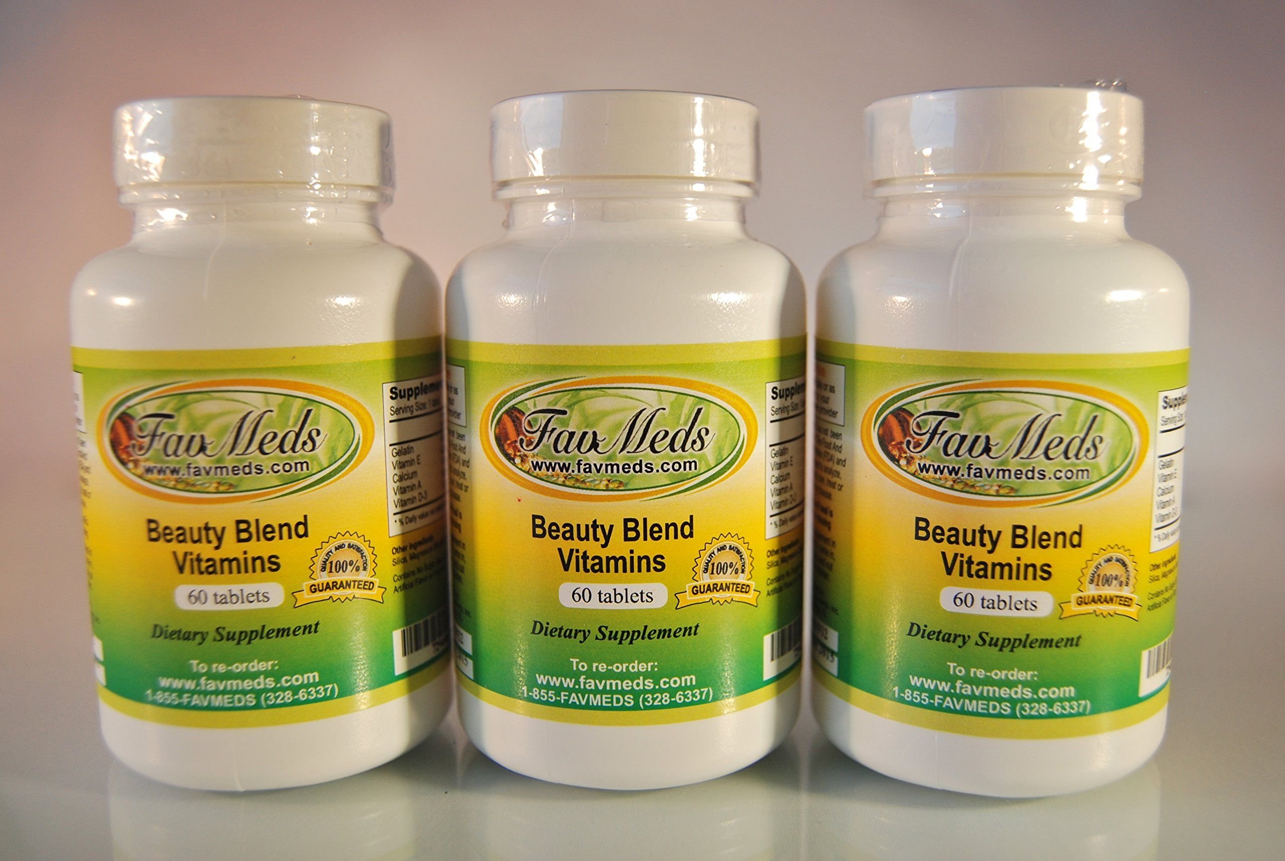 Favmedsusa Beauty Blend Vitamins,- 180 Tablets (3x60)