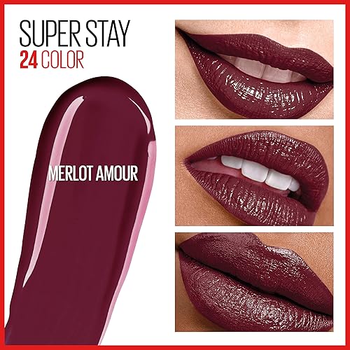 Miniatura 3 de Maybelline Super Stay 24 - Lápiz labial líquido de 2 pasos, color altamente pigmentado de larga duración con bálsamo hidratante, rosa congelado,