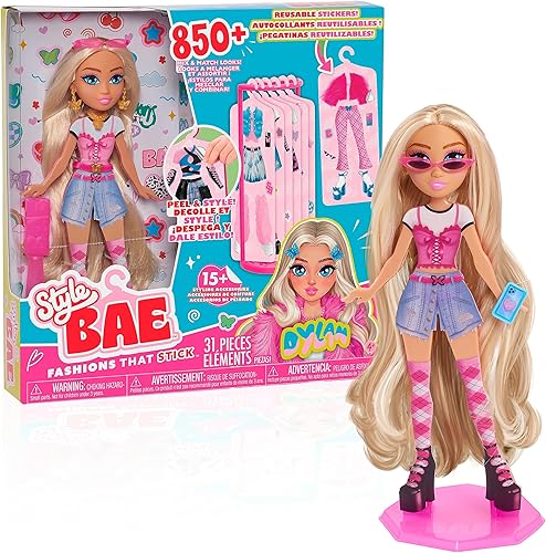 Style Bae Just Play Muñeca para peinar Dylan con accesorios de 10 pulgadas, 28 piezas, juguetes para niños a partir de 4 años, regalos y regalos de