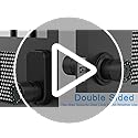 Double Sided Keypad Door Knob with Dual Cylinders and Key Alike, iuknob Keyless Entry Smart Door Lock for Entrance, Fence, Gate, Swimming Pool,Waterproof and Weatherproof for Outdoor & Interior Door.