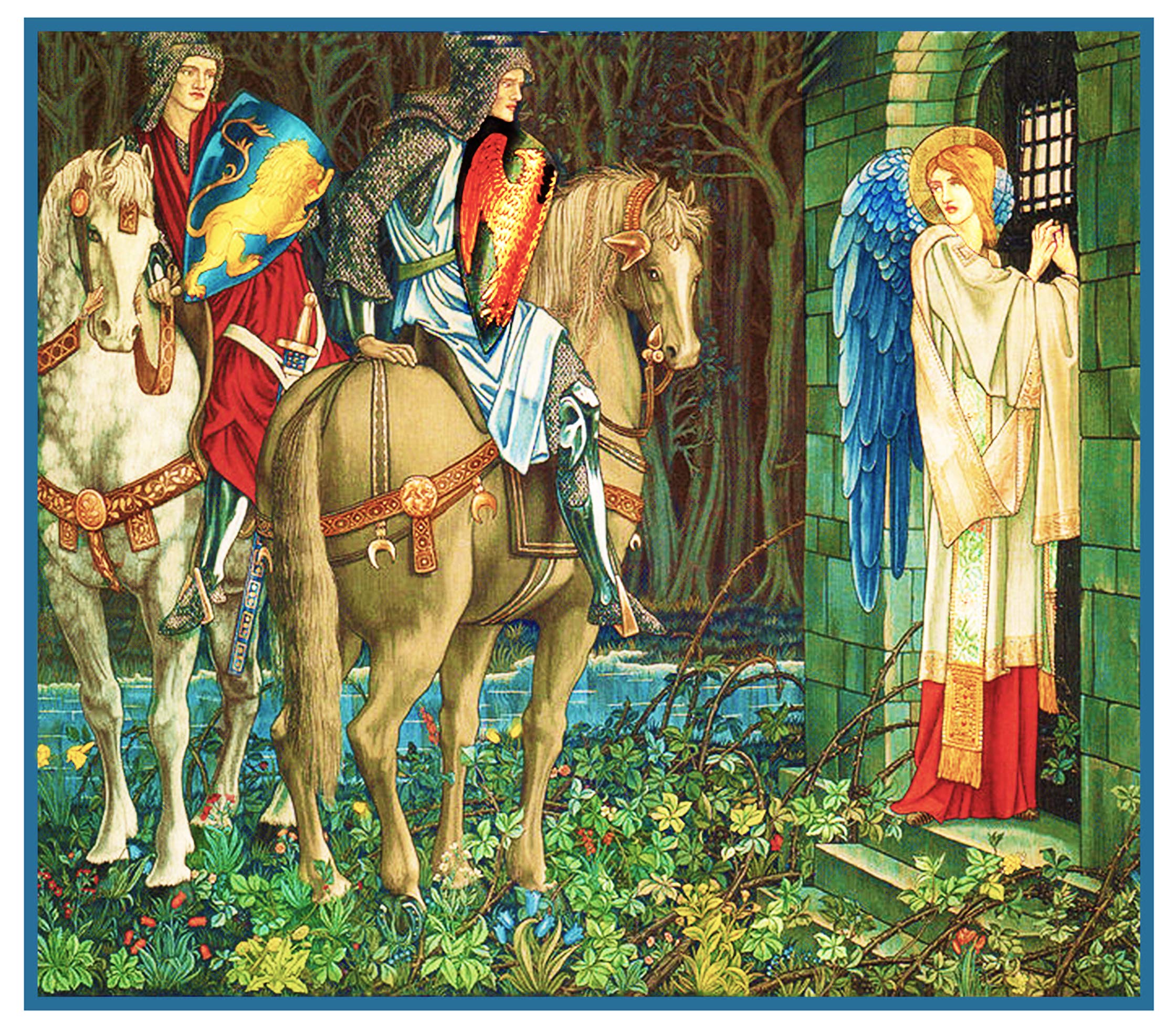 Orenco Originals Holy Grail Failure Sir Gawain William Morris Counted Cross Stitch Pattern
