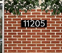 Vista 2 de Modern House numbers house numbers for outside house numbers plaque available in VERTICAL and HORIZONTAL house numbers sign address numbers