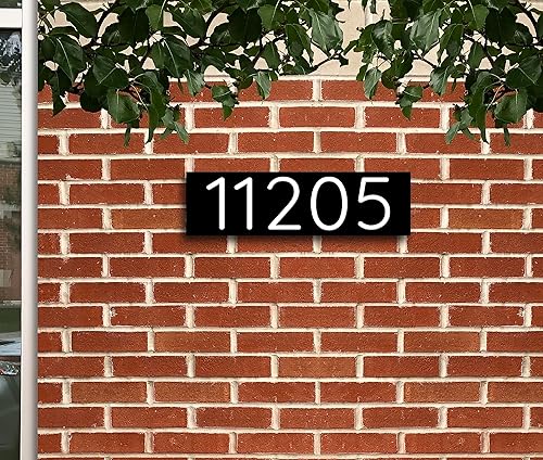 Miniatura 1 de House numbers  house numbers for outside  house numbers plaque available in VERTICAL and HORIZONTAL  house numbers sign  address numbers  Modern