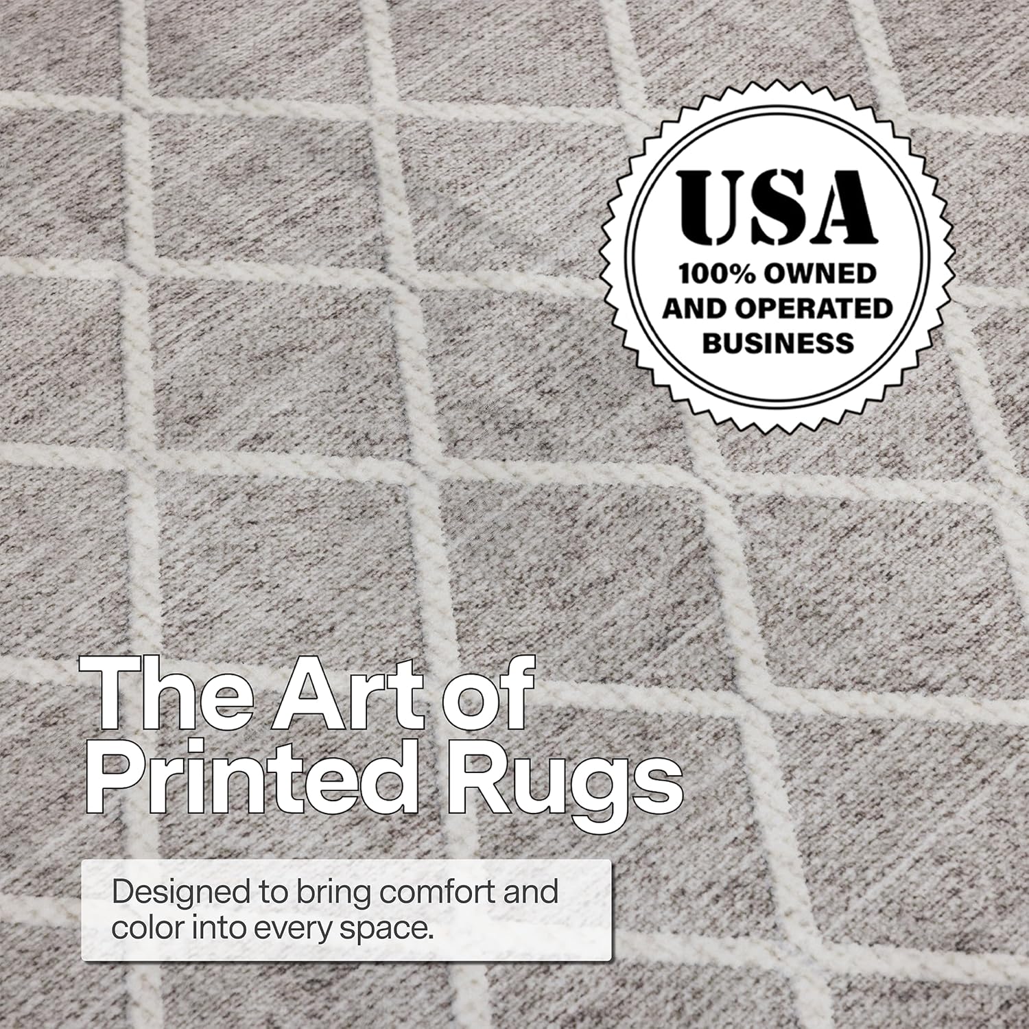 ReaLife Rugs Machine Washable Area Rug - Living Room Bedroom Bathroom Kitchen Entryway Office - Padded Crease Free Stain Resistant Premium - Boho Modern Farmhouse - Tessa- Beige Ivory - 2'x 3'