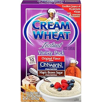 Cream of Wheat, Hot Cereal, Variety Pack, 11.4 Ounce