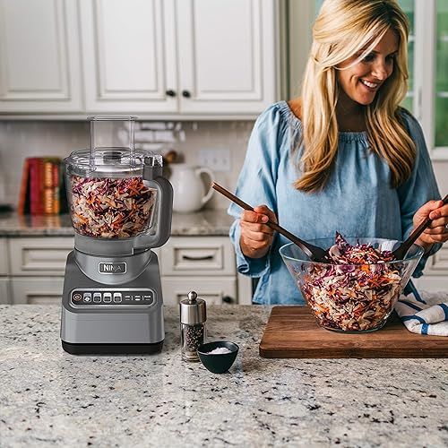Miniatura 5 de Ninja Procesador de alimentos Professional Plus de 1000 vatios de pico con programas preestablecidos Auto-iQ para picar puré, rebanada de masa