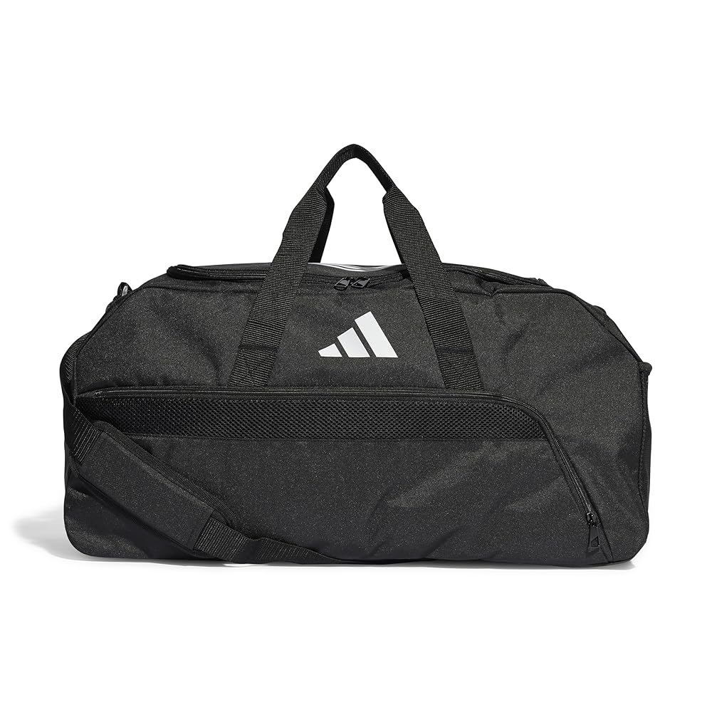 Amazon.com | adidas Unisex Adult Duffel Bag, Black/White