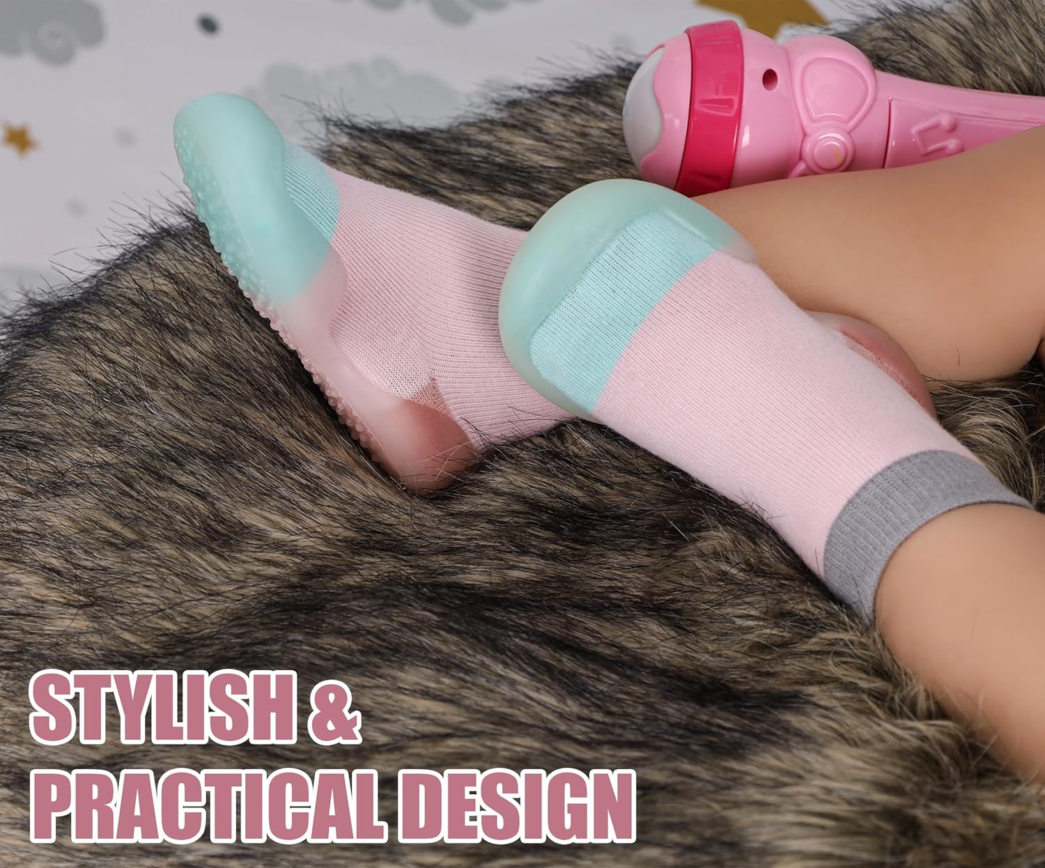 Baby Shoes Boys Girls First Walking Shoes Non Slip Soft Sole Sneakers Toddler Infant Babygirl Sock Shoes - Image 5