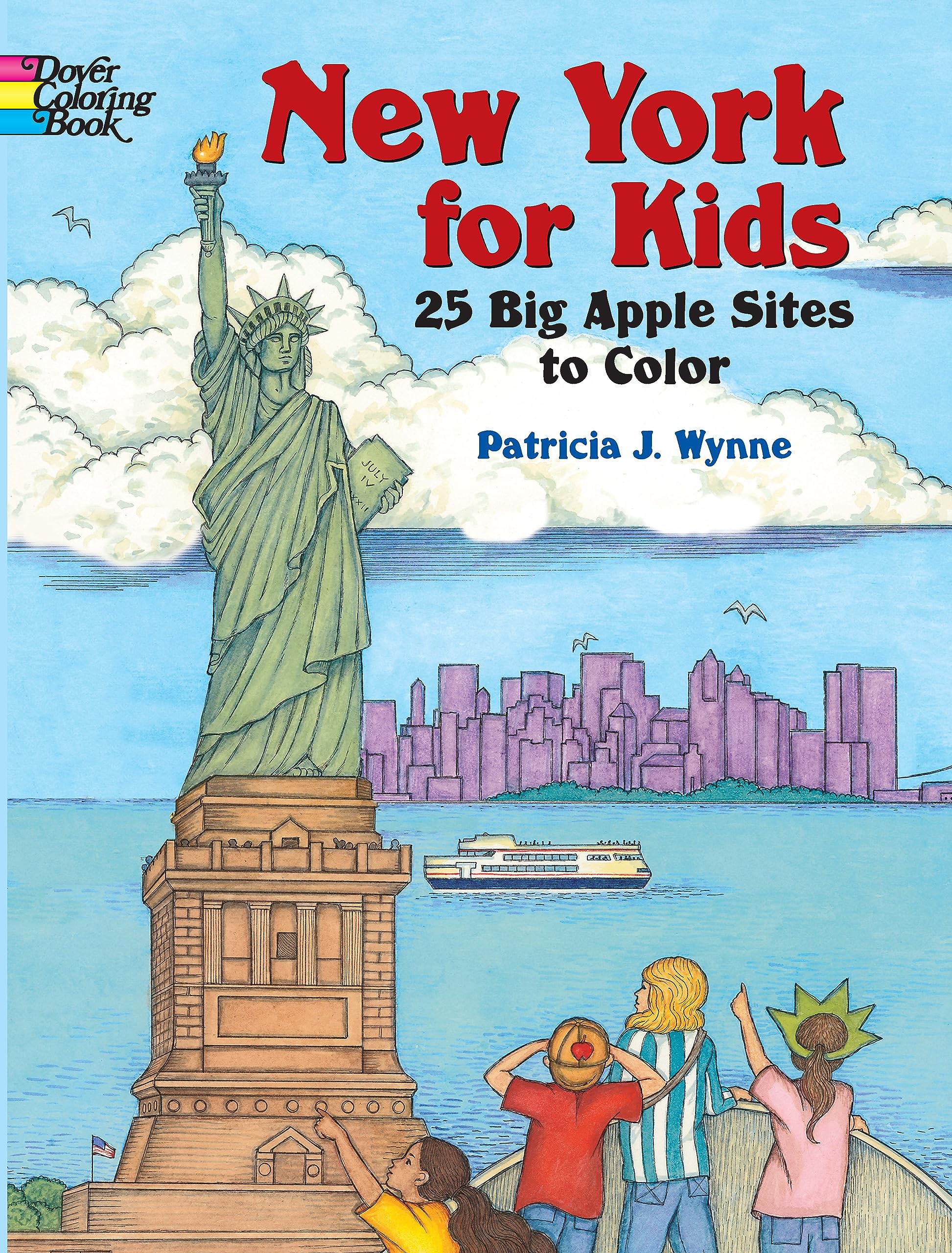 New York for Kids: 25 Big Apple Sites to Color (Dover Coloring B