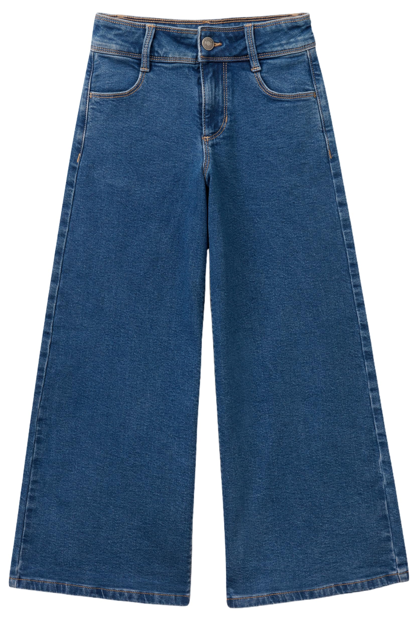 Pantalon bleu Benetton taille 150 cm résistant et élastique