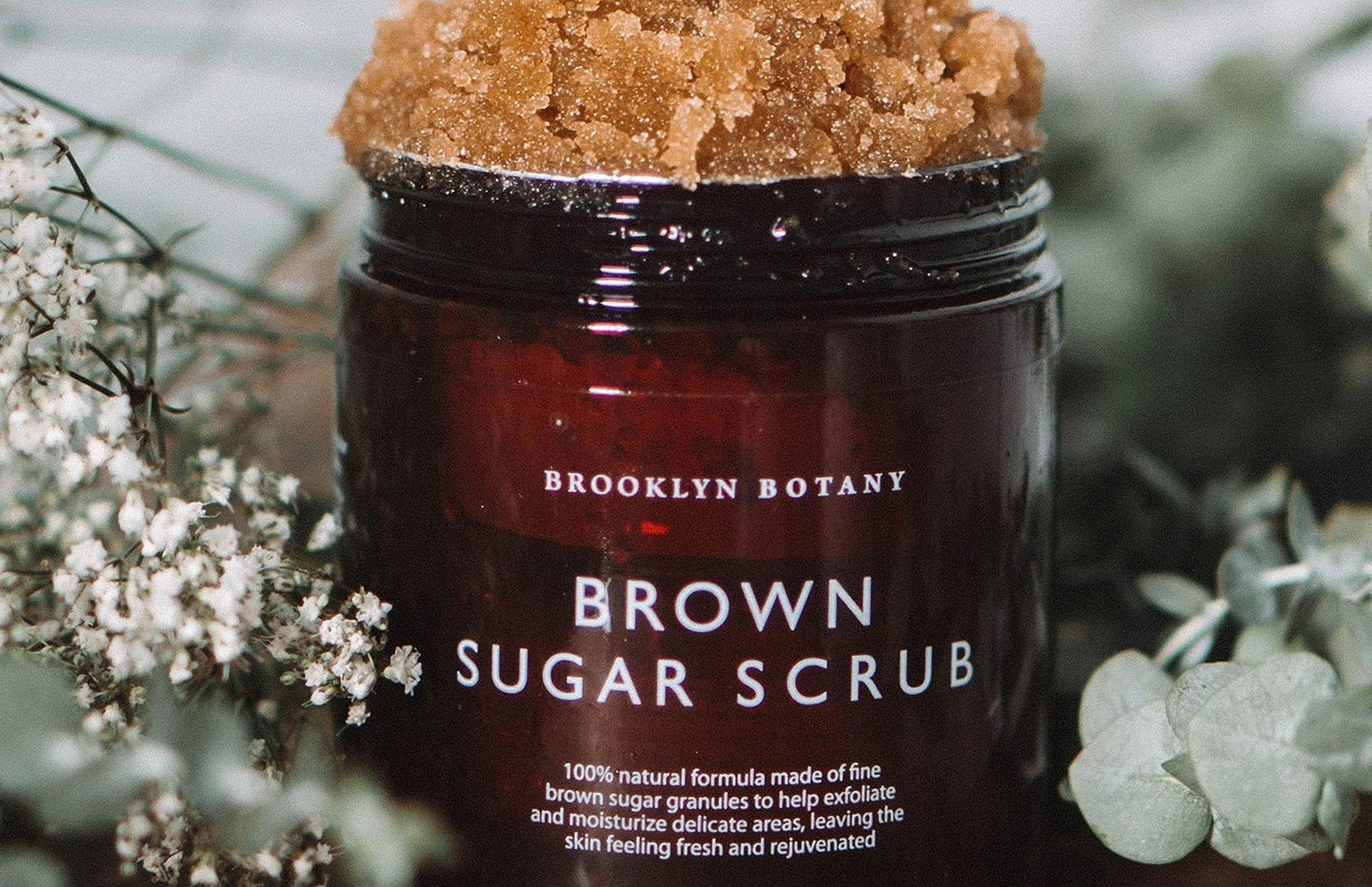 Brooklyn Botany Brown Sugar Body Scrub 10 oz Moisturizing and