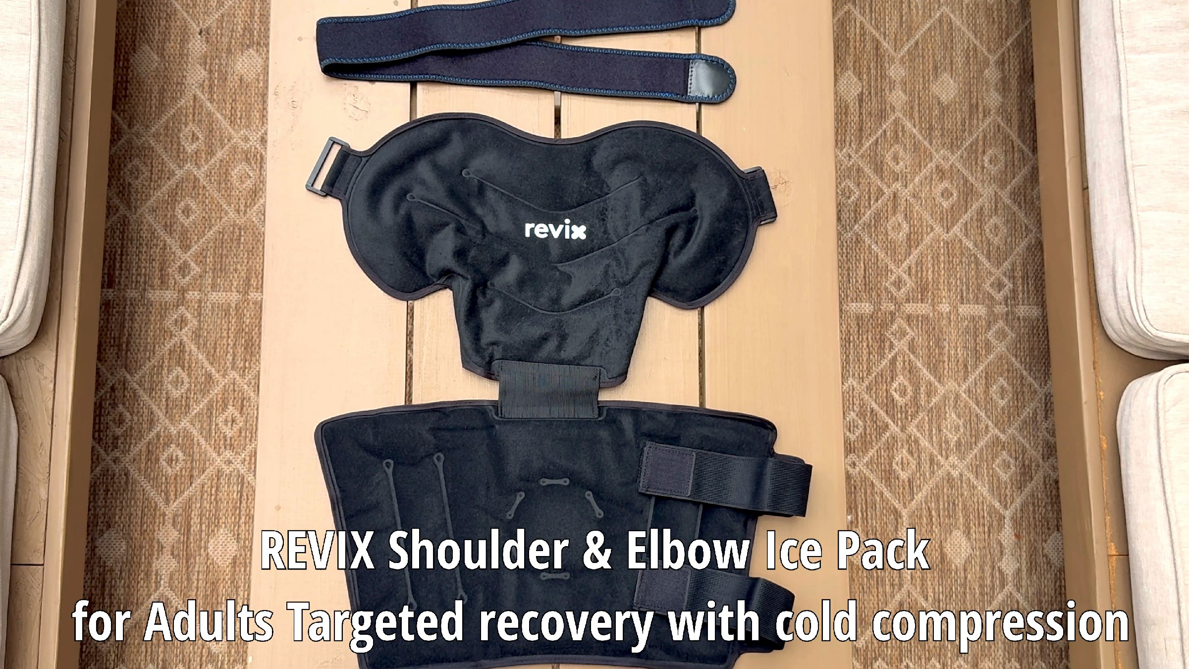 Image of REVIX Arm Ice Pack Wrap for Pitcher & Athelete, Shoulder and Elbow Ice Pack