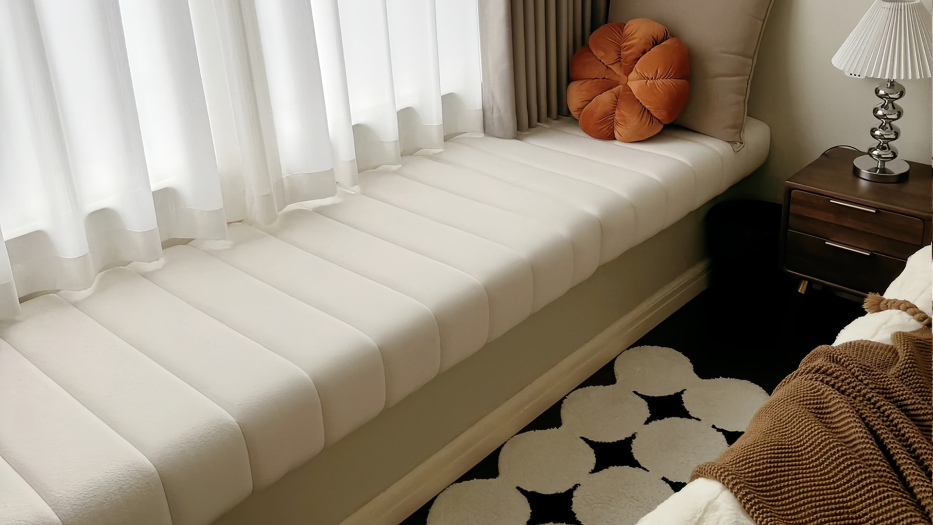 Teddy Coussin De Siège De Fenêtre En Velours Anti-chats - Anti-salissures - Pour Meubles D'intérieur - Coussin De Banc Personnalisé Avec Fond Antidérapant (gris, 190 X 40 X 6,5 Cm