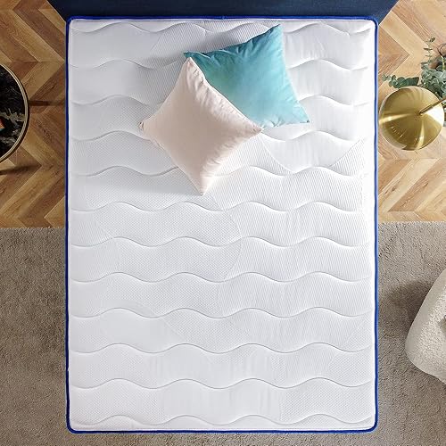 Miniatura 50 de ZINUS Colchón esencial de resortes interiores de 8 pulgadas, colchón para niños, sensación de firmeza media, espumas certificadas CertiPUR-US,