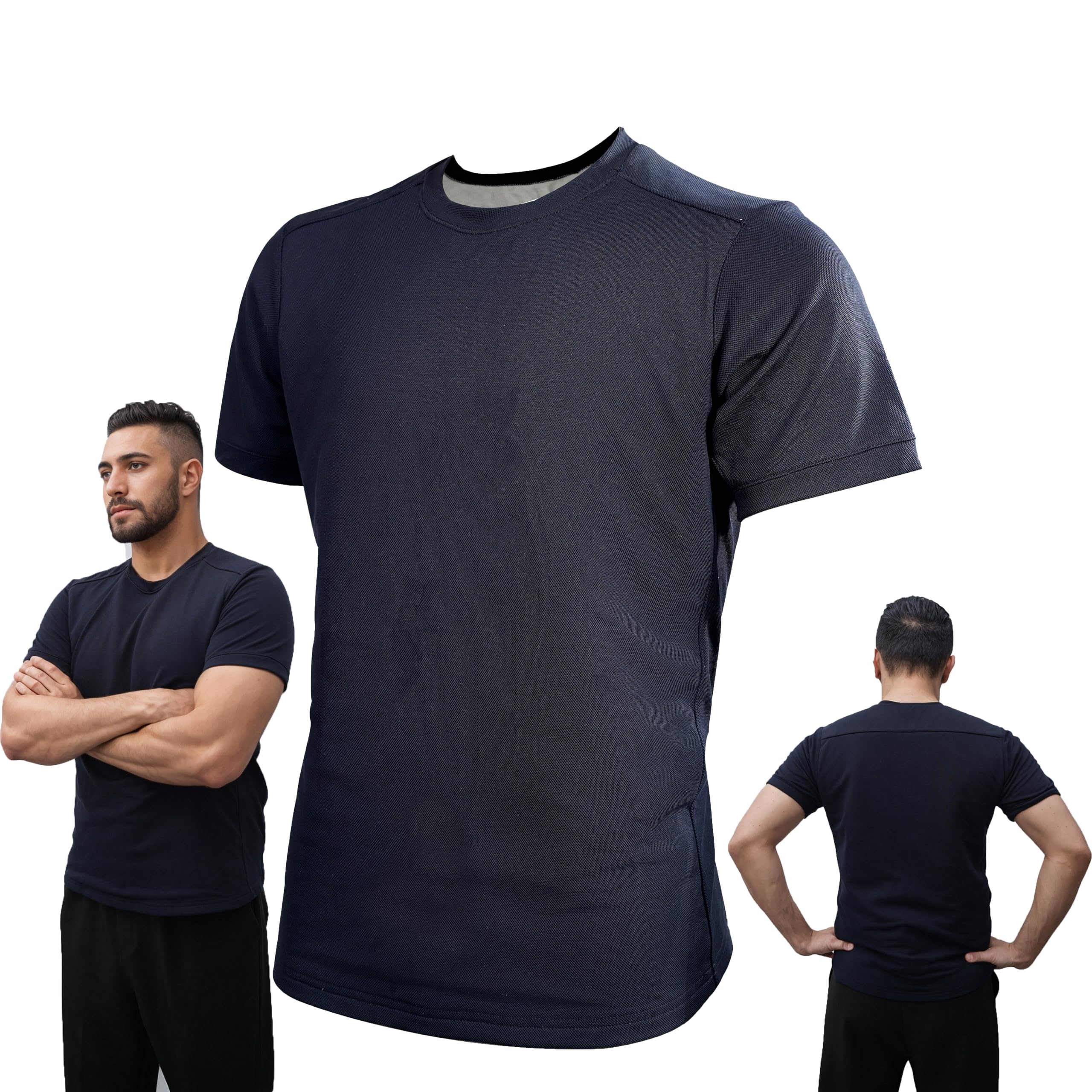 Chaleco Anti-PUñaladas, Chaleco Protector De Nivel 5: Resistente a Cortes Y PUñaladas, Chalecos Anti-PUñaladas para Seguridad, Utilizado para Proteger La Seguridad Personal. Black-2XL