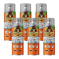 Vista 10 de Gorilla Aerosol blanco impermeable para parchar y sellar