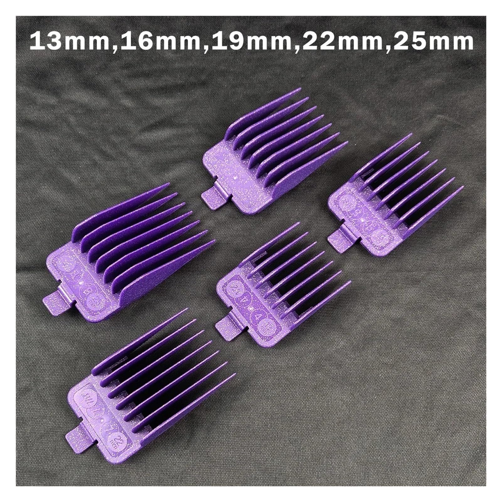 10 Uds. Peines De Corte De Pelo Protectores Morados M10 M5F Peines De Límite De Cortadora De Pelo Profesional Accesorios De Peluquero