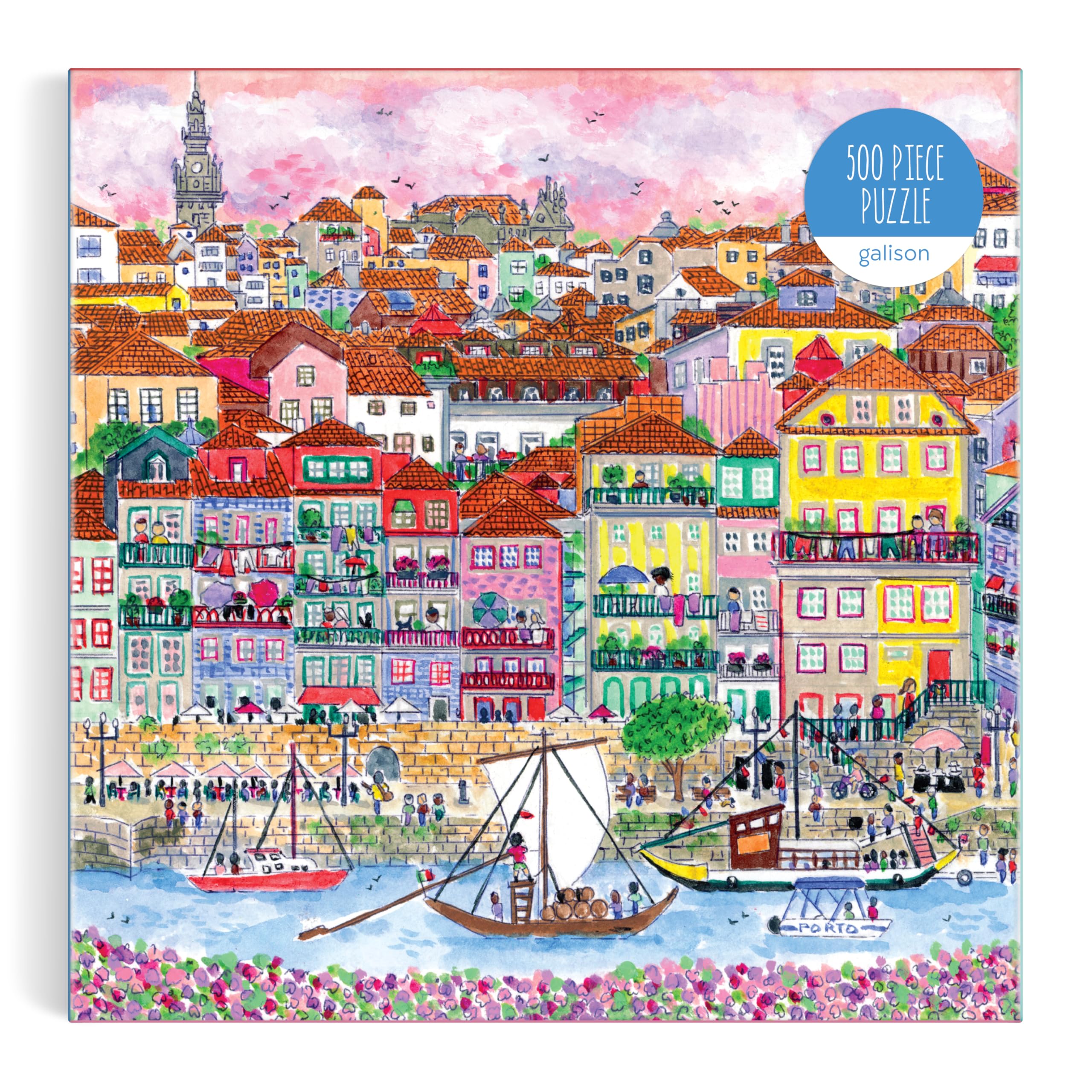 Amazon.com: Galison Colors of Porto – 500 Piece Michael Storrings