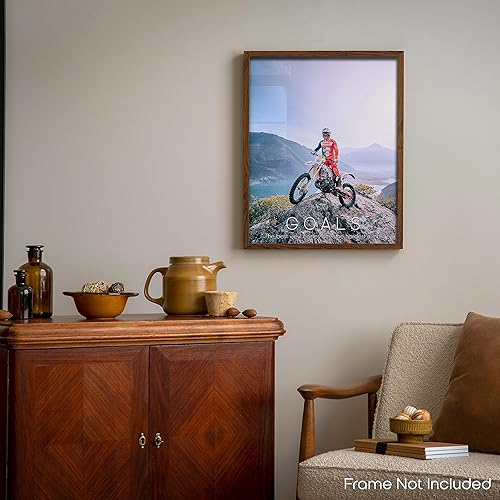 Miniatura 6 de Inspirational Wall Art Co. - Objetivos - Motocross ATV Dirt Bike Guys Rampa Freestyle Racing Regalo Niños Motivación Citas Carteles Impresos para