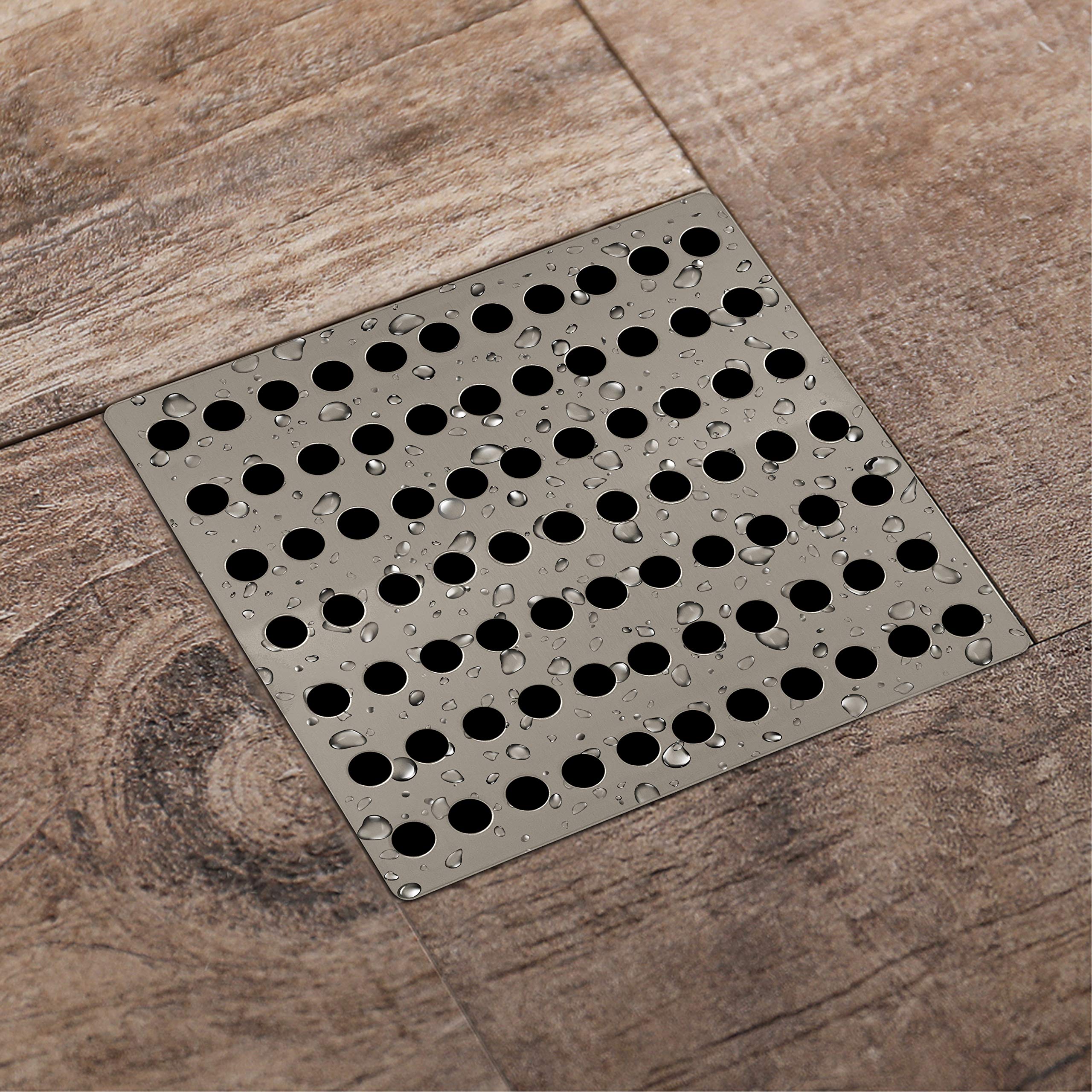 Besto Drain Covers Outdoor Rustproof Stainless Steel Swirl Drain Leaf