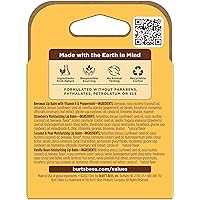 Vista 9 de Burt's Bees Bálsamo labial, cera de abejas, fresa, coco y pera, y paquete de vainilla, con cera de abeja de origen responsable, sin tinte