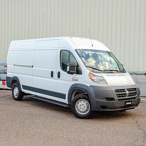 Miniatura 9 de ARIES 2055534 RidgeStep Black Steel 36, 96 pulgadas Cargo Van estribos para correr, Select Dodge, Freightliner, Mercedes-Benz Sprinter 2500, 3500