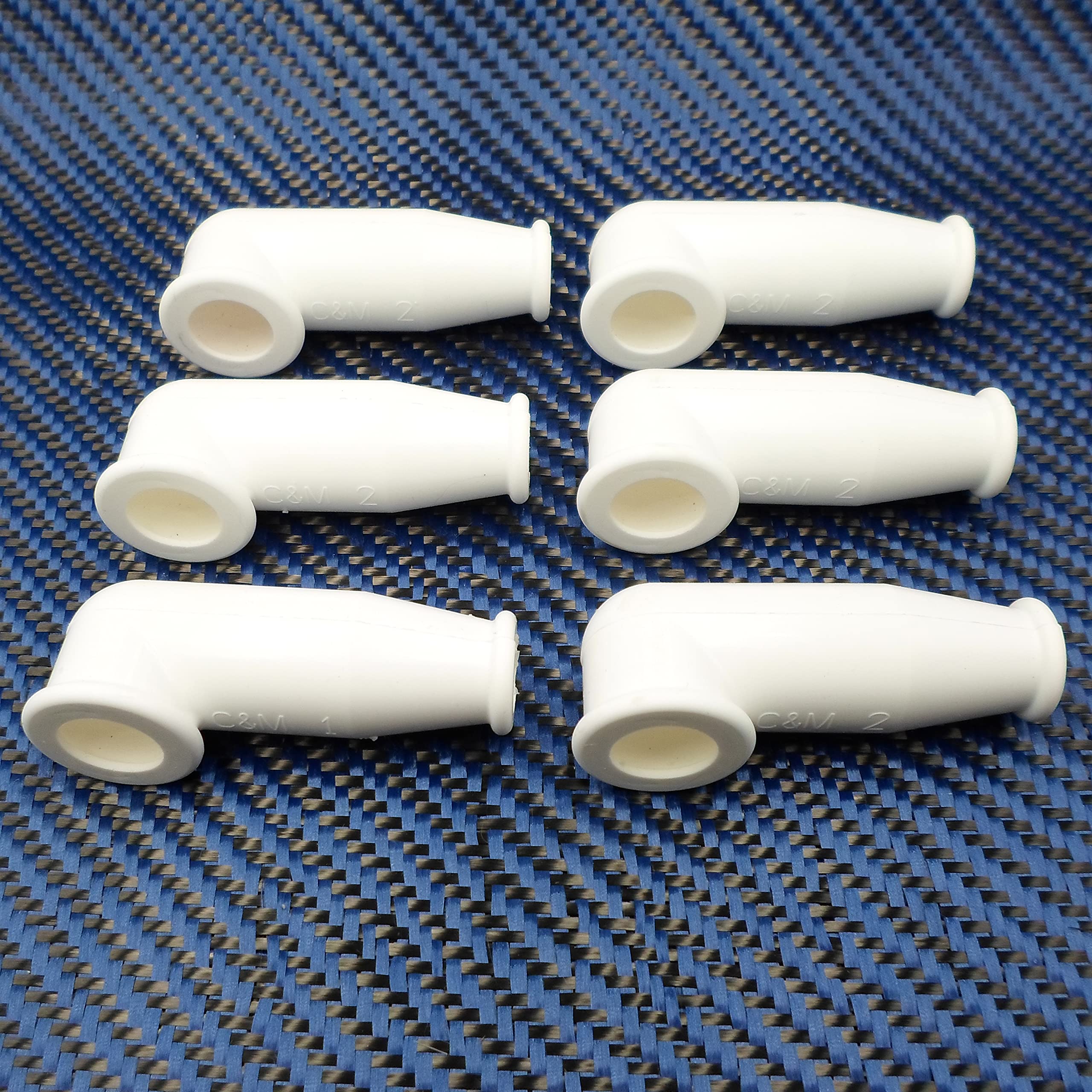 Electrical Terminal Boot, 6 Pack, Silicone Rubber 7/16", MS25171-3S