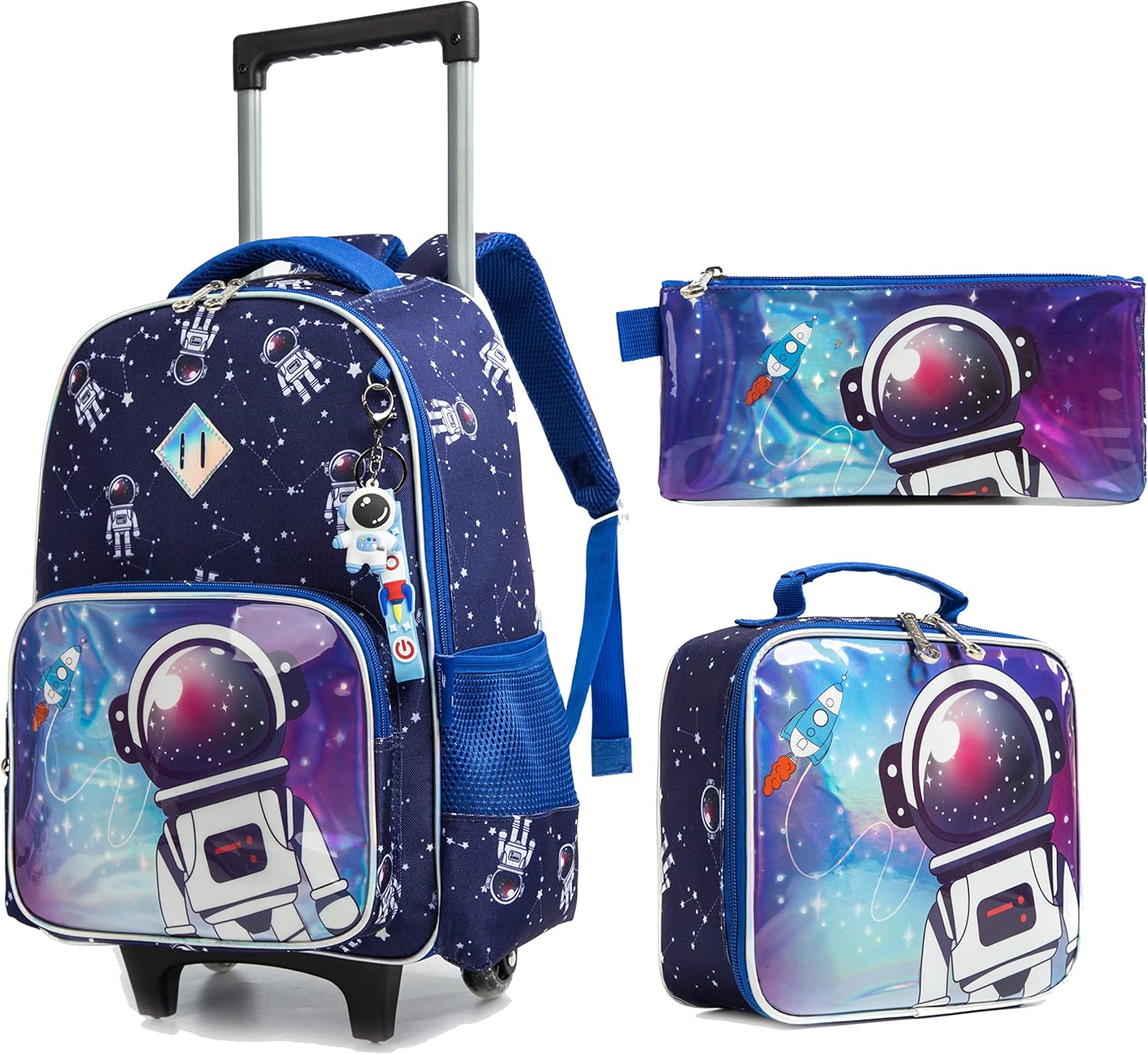 ZBAOGTW Rolling Backpack for Girls,Kids Rolling Backpack