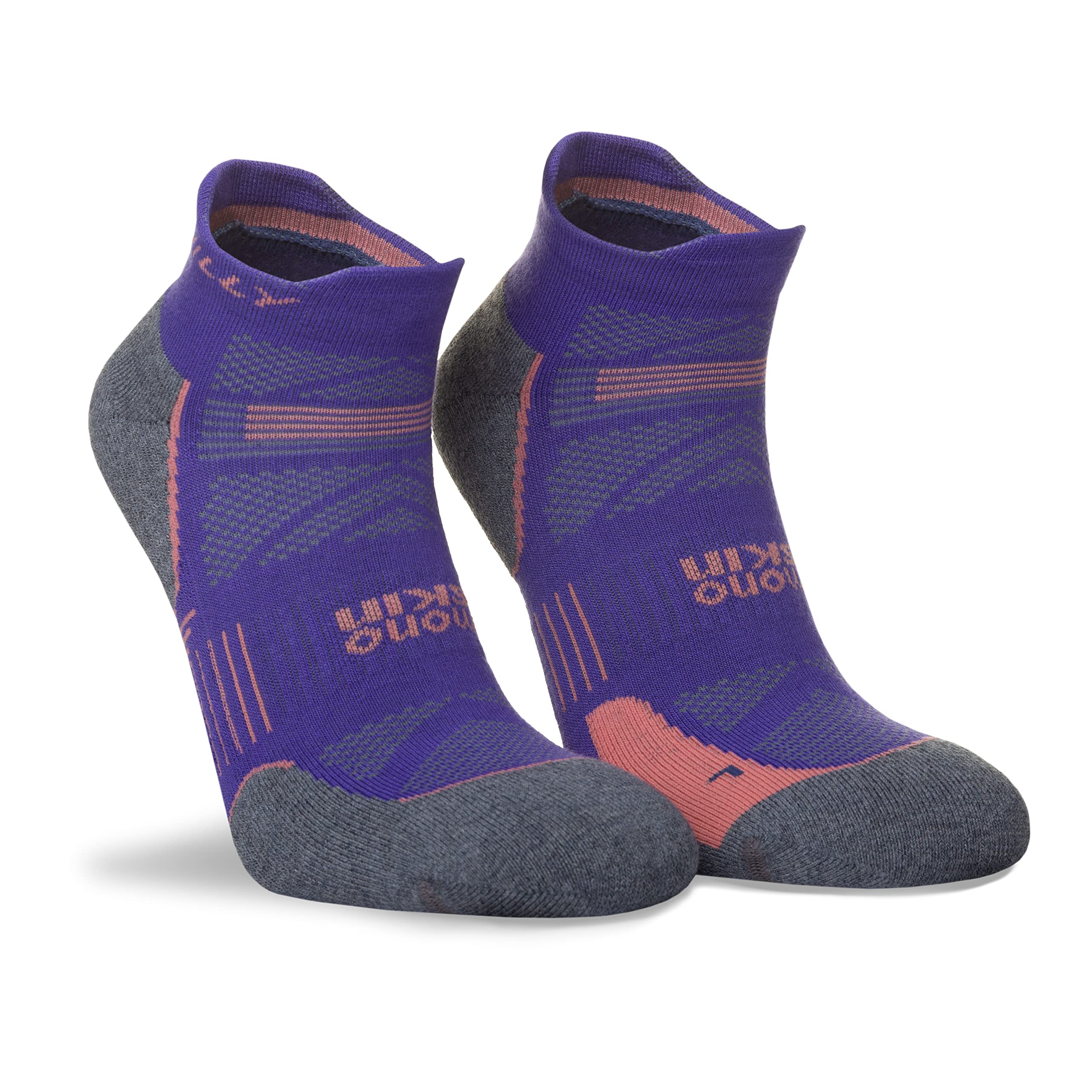 Hilly, Med Cushioning, Plum/Grey Marl, L