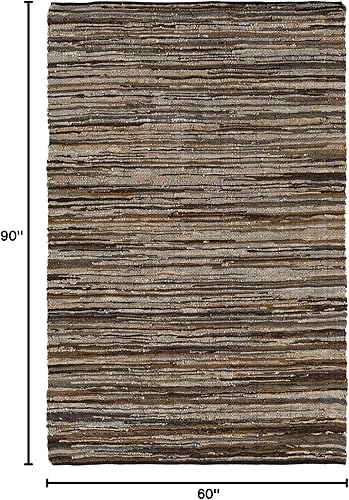 Miniatura 7 de Artistic Weavers Log Cabin - Alfombra de área de 2 x 3 pies, marrón, marrón