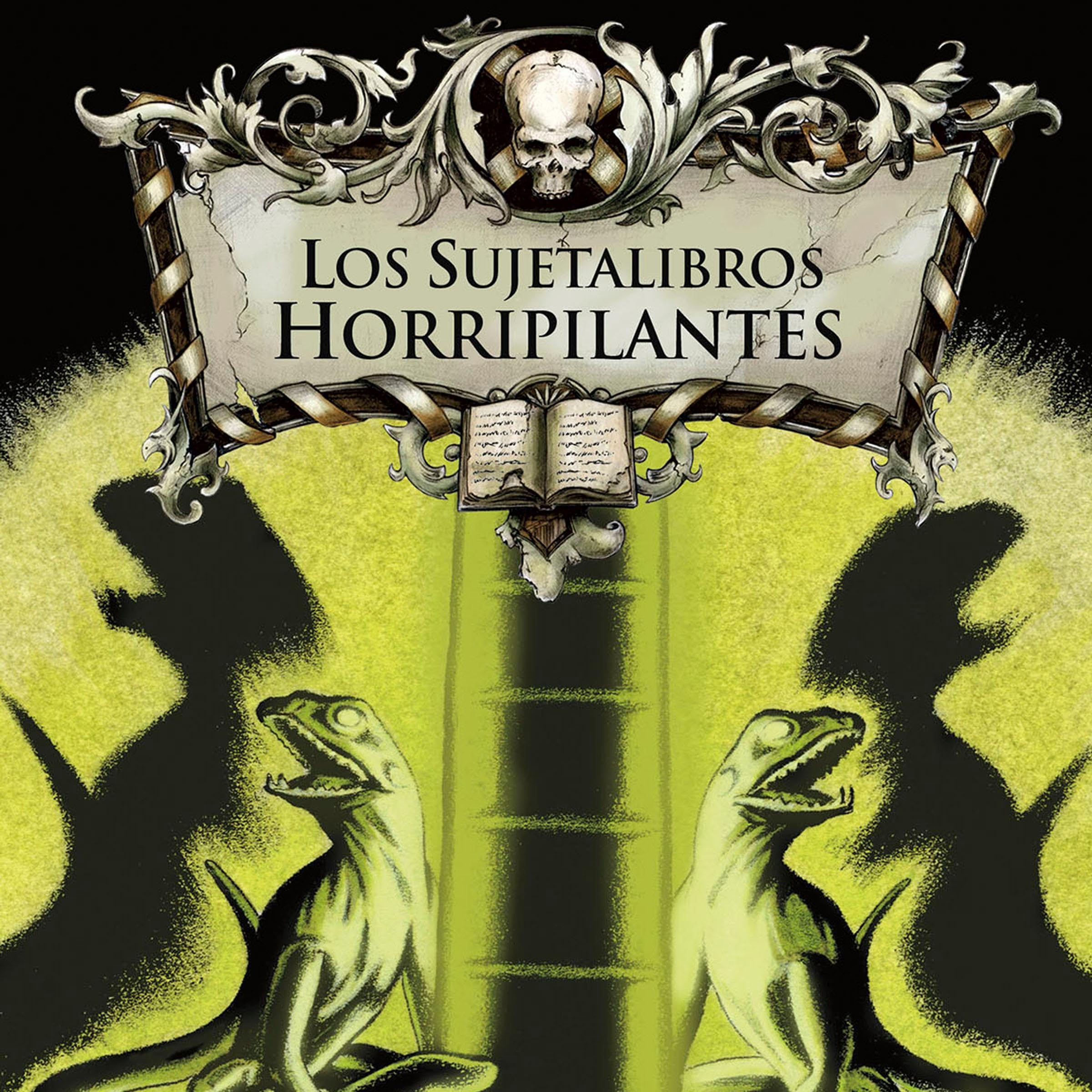 Cover art for Los sujetalibros horripilantes [The Creepy Bookends]