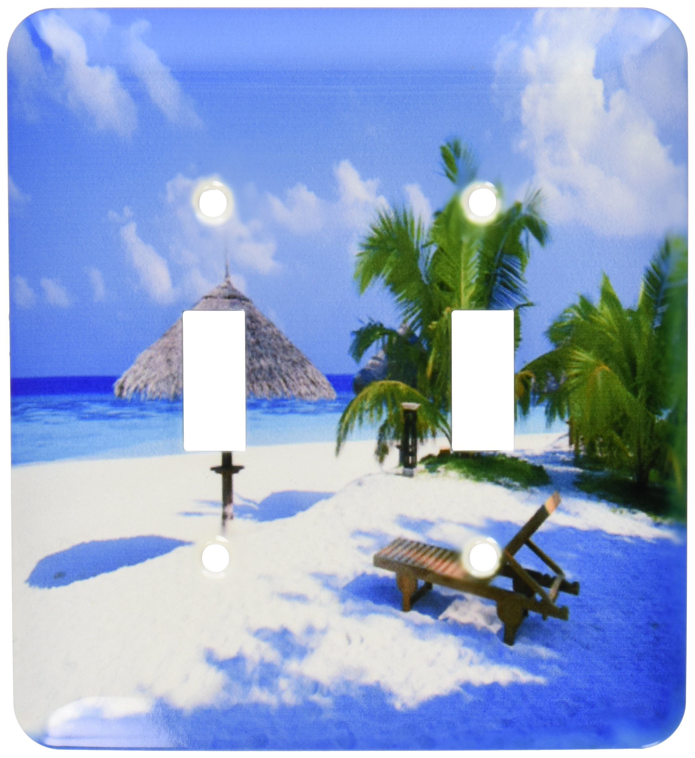 Remplacer plaque blanche par l'interrupteur à bascule double plage tropicale Caraïbes