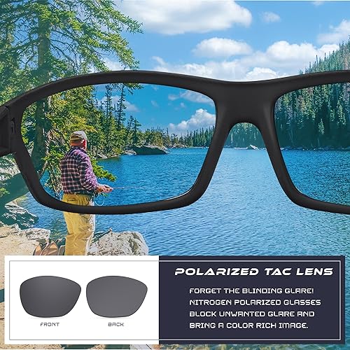 Miniatura 4 de Lentes de sol deportivas polarizadas envolventes para hombres y mujeres UV400