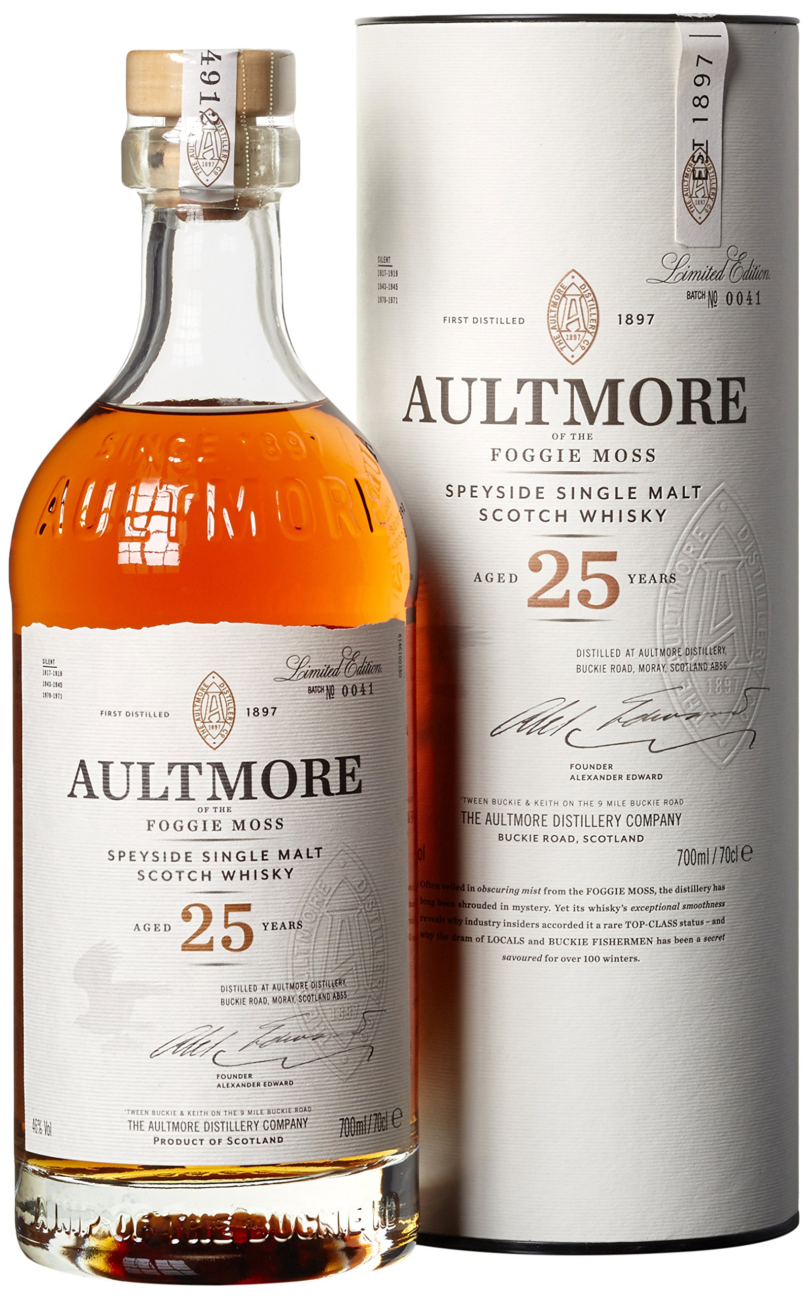 Aultmore Single Malt Whisky 25 Jahre (1 x 0.7 l)