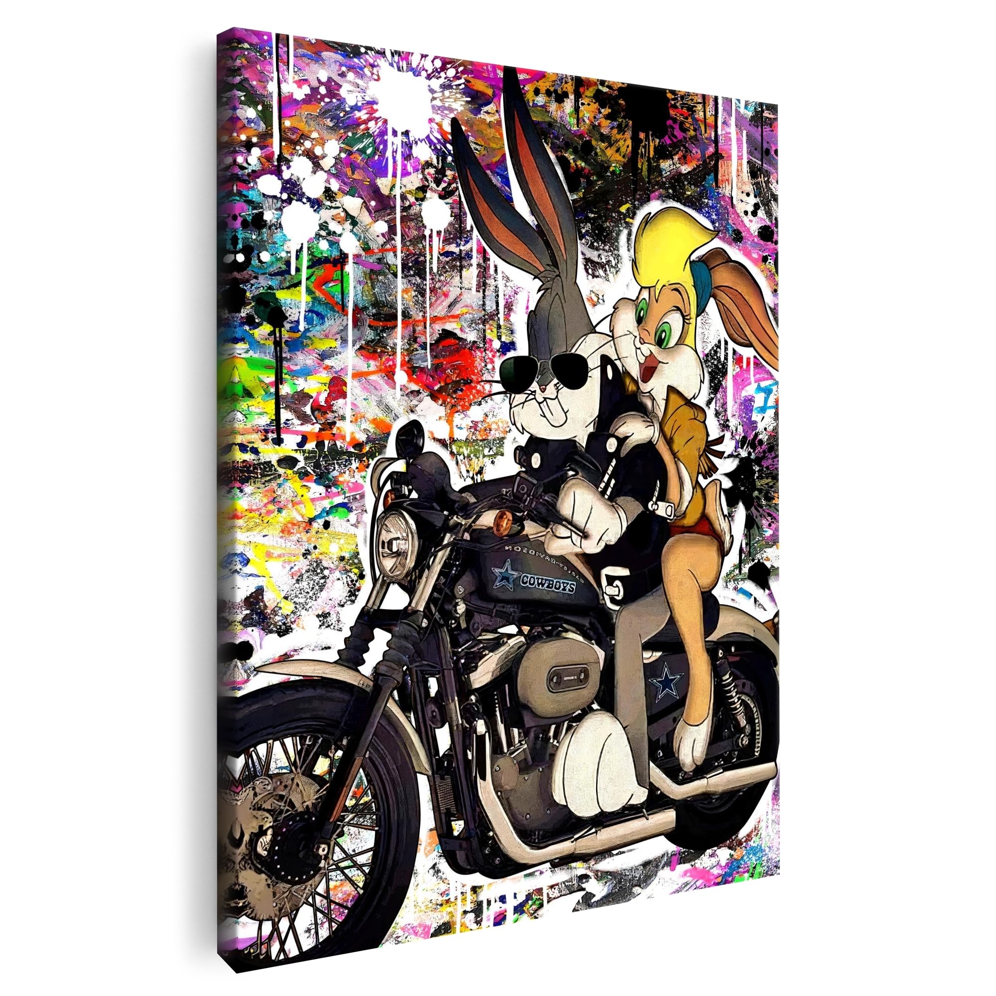 Artmazing | Bugs Bunny bild bunt | S-Art Bilder Wohnzimmerwanddekoration Bugs Bunny XXL Poster