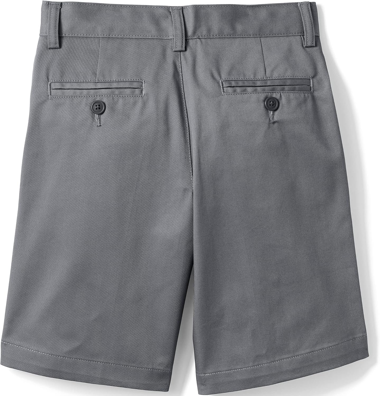 Lands' End School Uniform Boys Plain Front Blend Chino Shorts - Image 3