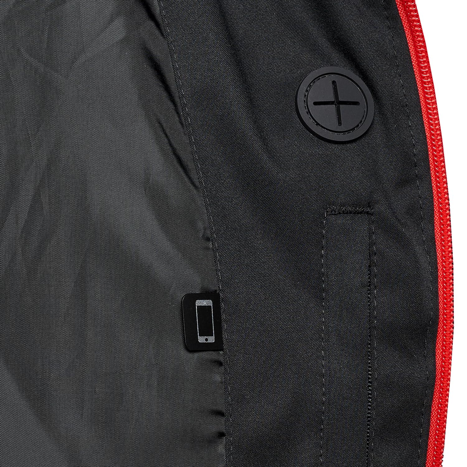 Black Crevice Herren Skijacke I Wasserdichte & Winddichte Winterjacke Herren (10.000 mm) I Atmungsaktive Ski- & Outdoorjacke mit Schneefang & abnehmbarer Kapuze I Warm & funktional