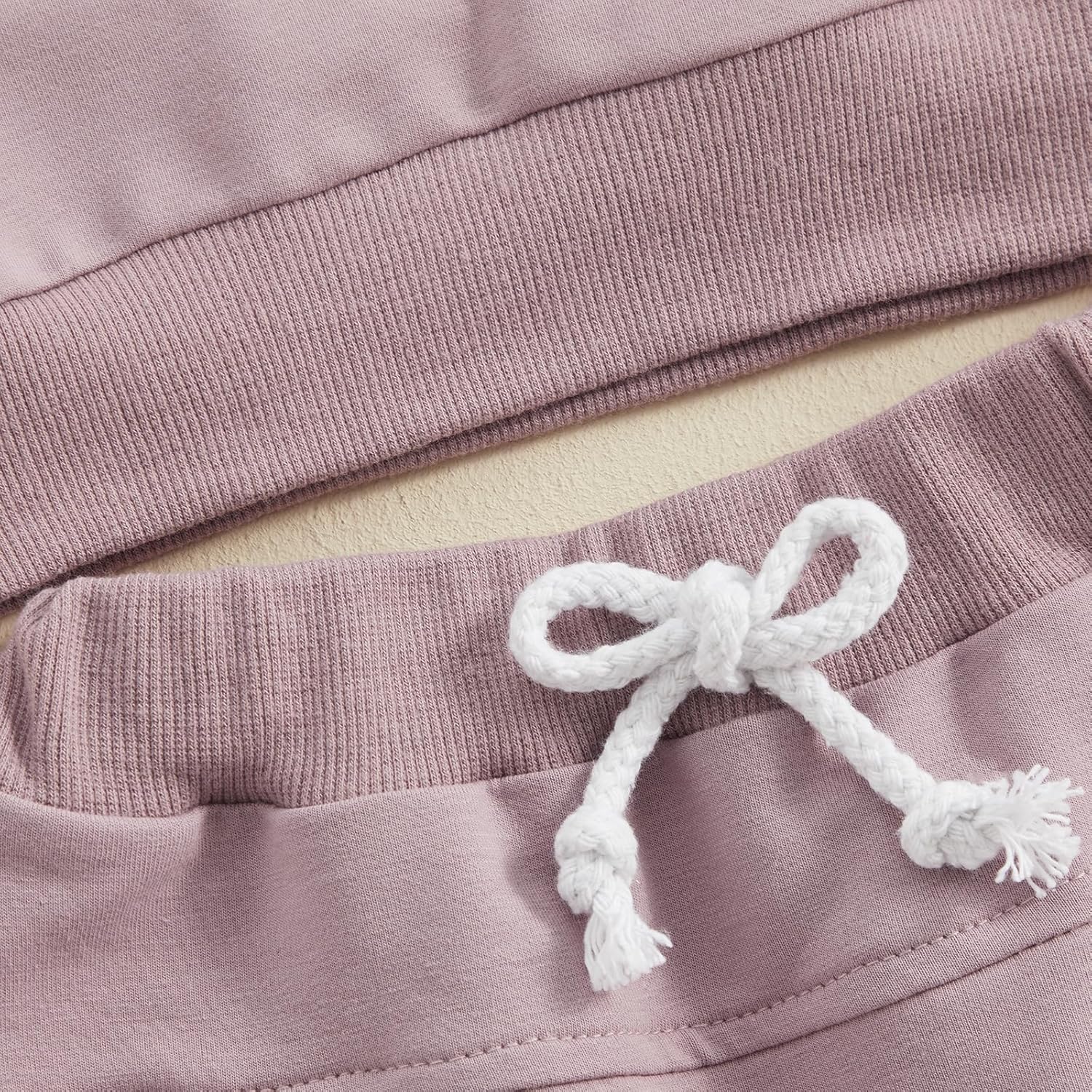 SAYOO Aunties Bestie Baby Clothes Gender Neutral Baby Boy Girl Long Sleeve Sweatshirt Pullover Pant Fall Solid Color Outfit - Image 5