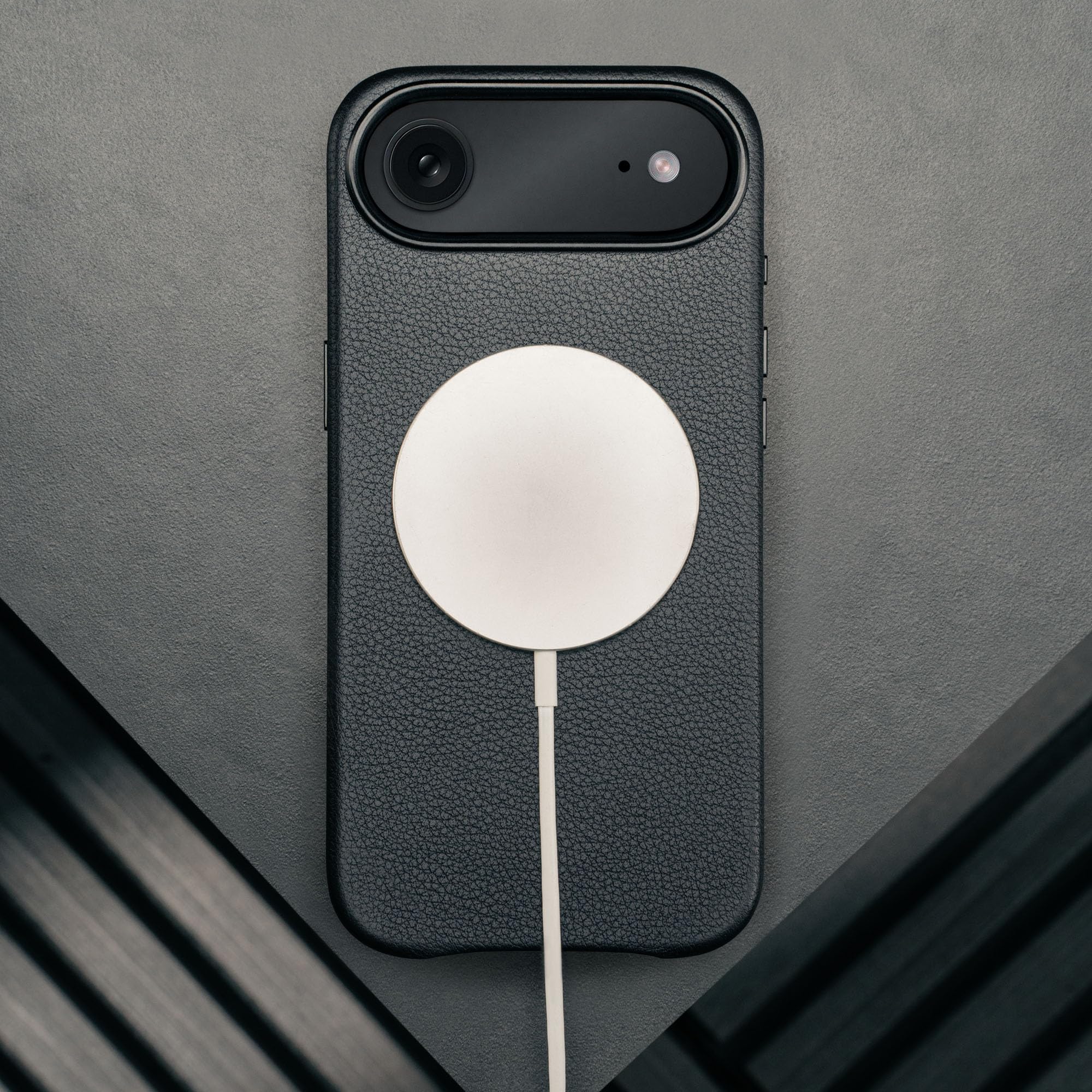 TORRO Coque Fin en Cuir pour iPhone Air, Noir