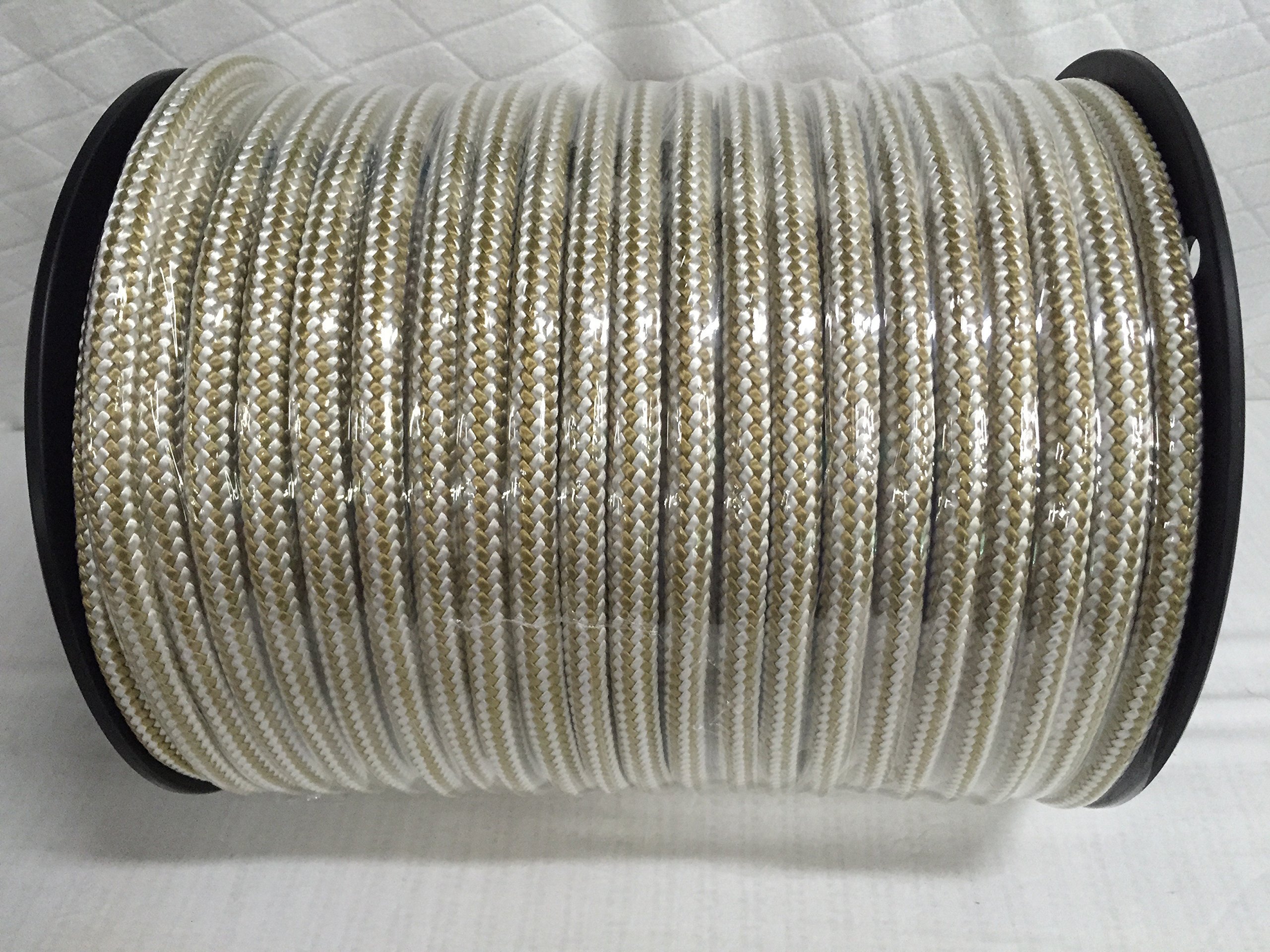 1/2 Inch by 300 Feet Gold Double Braid Nylon Rope