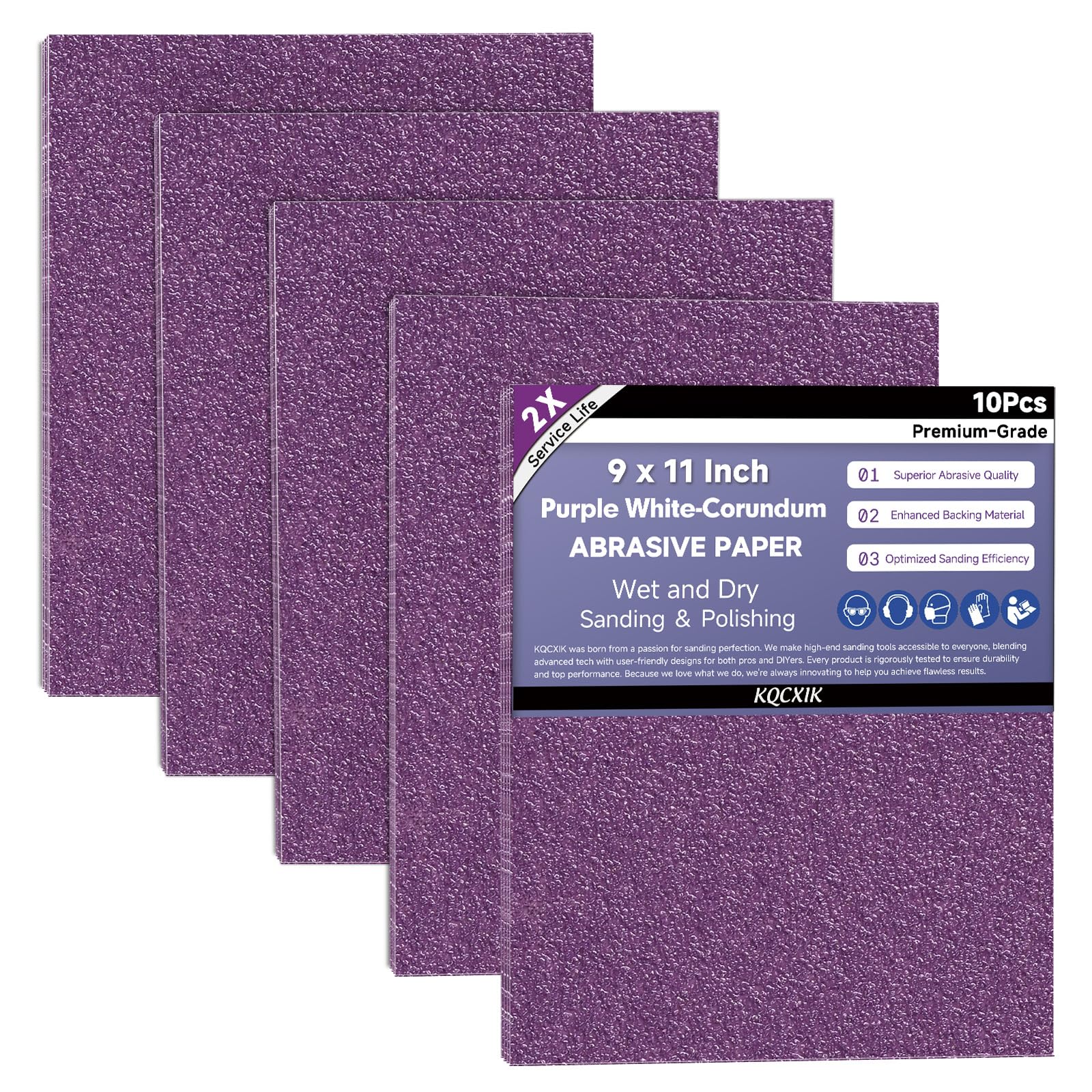 Premium Sandpaper Assortment - 80 to 2000 Grit -26