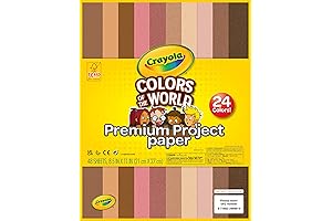 Crayola Construction Paper 96 Count: Express Your Creativity on Vibrant Paper