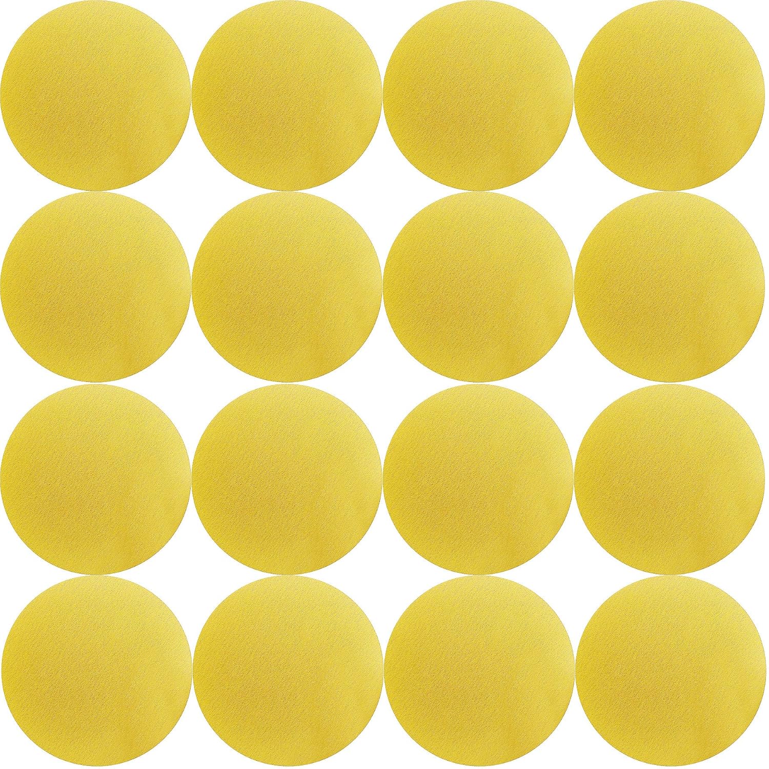 Tonmp 100 PCS 120 Grit 5-Inch PSA Aluminum Oxide Sanding Disc, Premium Gold Self Stick Sander Paper for Random Orbital Sander - - 