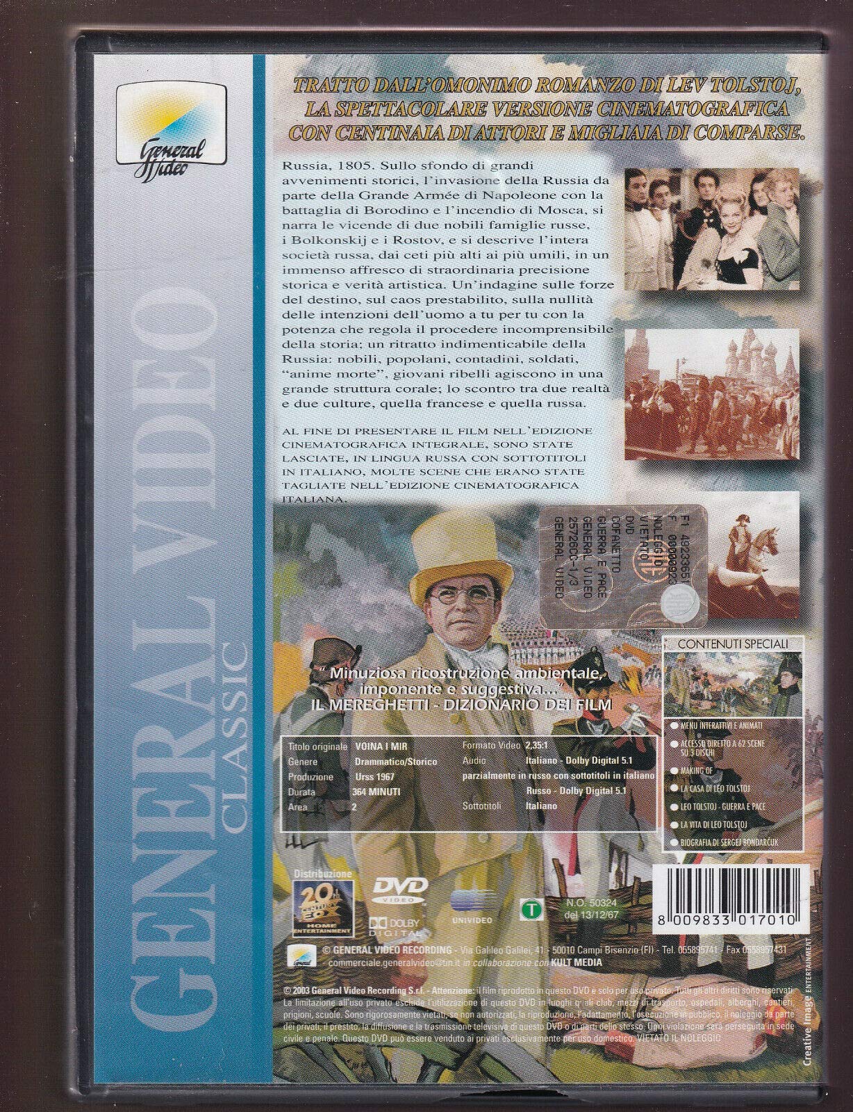 Guerra E Pace (1967) (Special Edition) (3 Dvd)