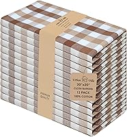 Vista 45 de Urban Villa - Servilletas de tela a cuadros