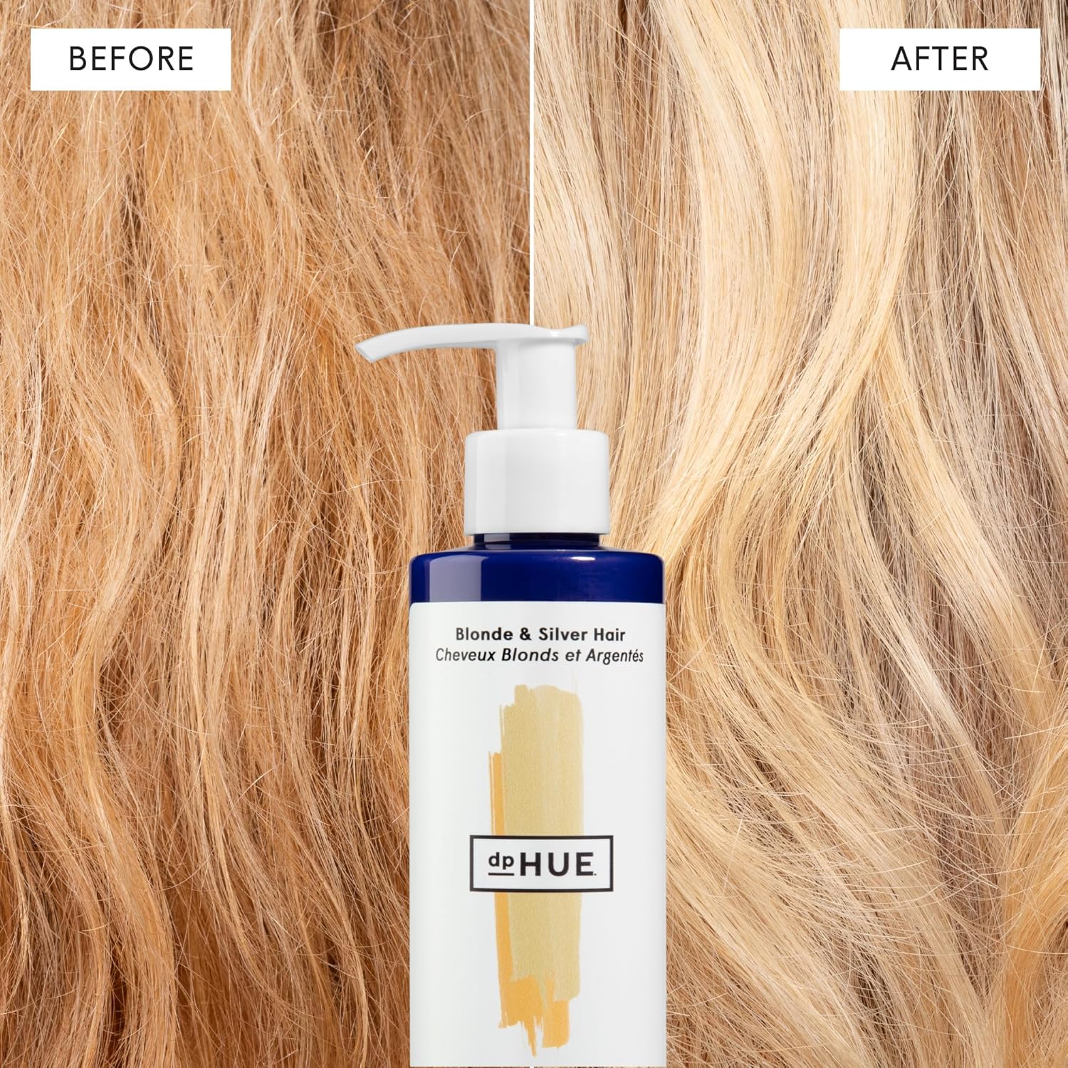 dpHUE Gloss+ Toning, Purple - Deep Condition & Neutralize Brass - For Blonde, Yellow Brassiness, Silver, Highlighted, Bleached & Cool Hair - Vegan, Leaping Bunny Certified - 6.5 oz - Image 3