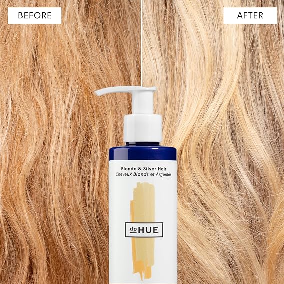 dpHUE Gloss+ Toning, Purple - Deep Condition & Neutralize Brass - For Blonde, Yellow Brassiness, Silver, Highlighted, Bleached & Cool Hair - Vegan, Leaping Bunny Certified - 6.5 oz