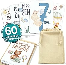 CONTRAXT Spanish Birthday Baby Birthday Cards. Bonitas Cumas mes bebe meses español Original Gifts Cumemes bebes recien nacidos futura mama (Español)
