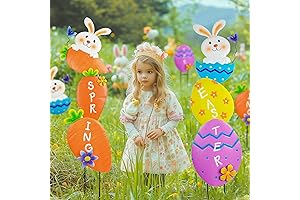 Hourleey Set of 6 Easter Decorations Outdoor