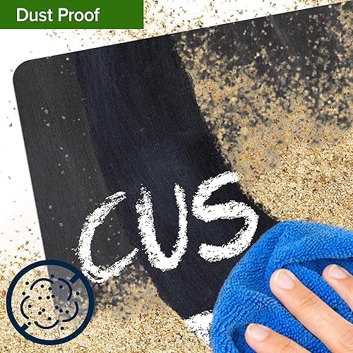 Miniatura 615 de My Sign Center - Letrero personalizado, 11 colores de fuente, 13 estilos de fuente, 4 opciones de agujero, 22 tamaños, 8 x 32 pulgadas, sin óxido,